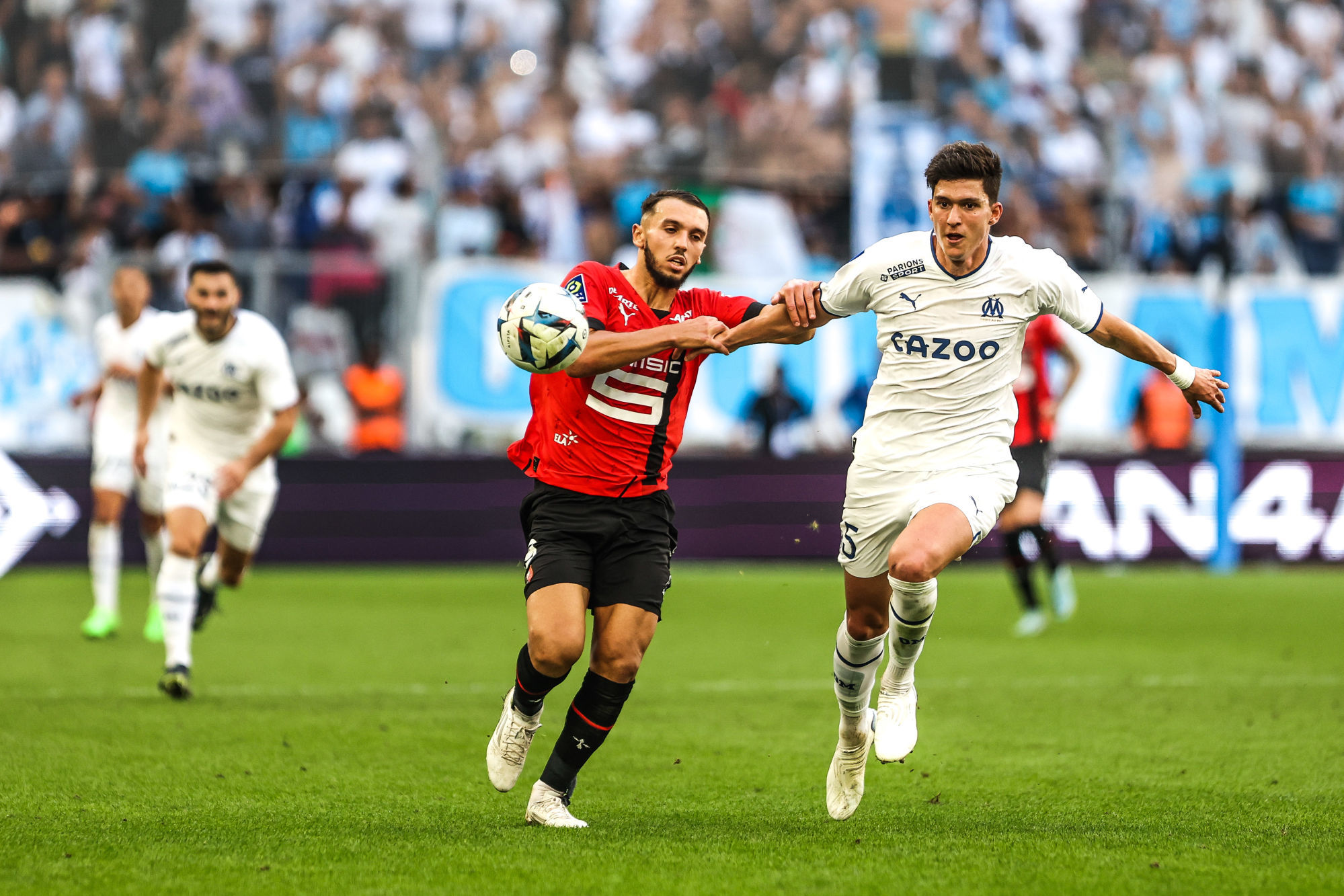 Au match aller au stade V&eacute;lodrome, l'OM et Rennes se sont s&eacute;par&eacute;s sur un match nul 1-1 (Icon Sport)
