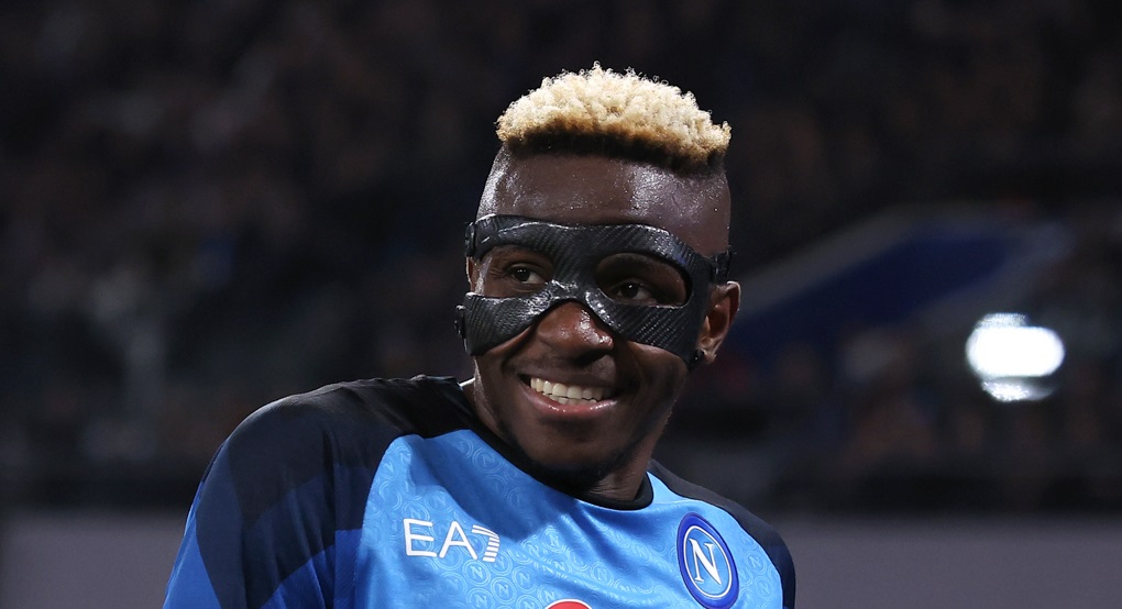 Victor Osimhen est tout sourire cette saison au Napoli (Icon Sport)
