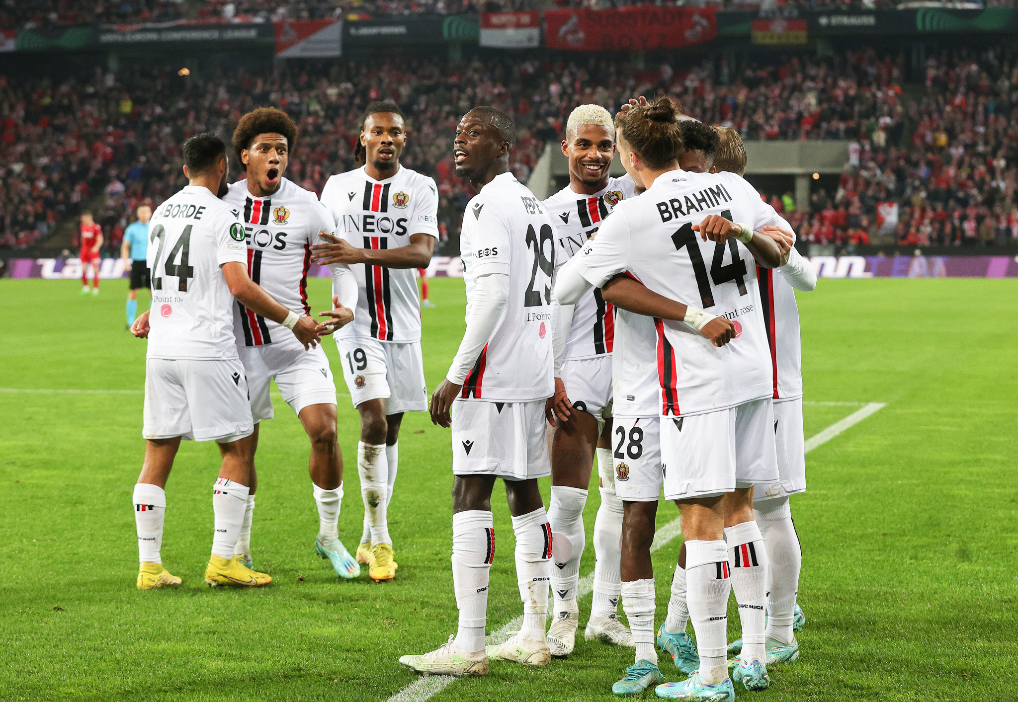 Nice doit poursuivre son parcours en Ligue Europa Conf&eacute;rence afin que les Pays-Bas ne puissent pas passer devant la France au classement UEFA (Icon Sport)