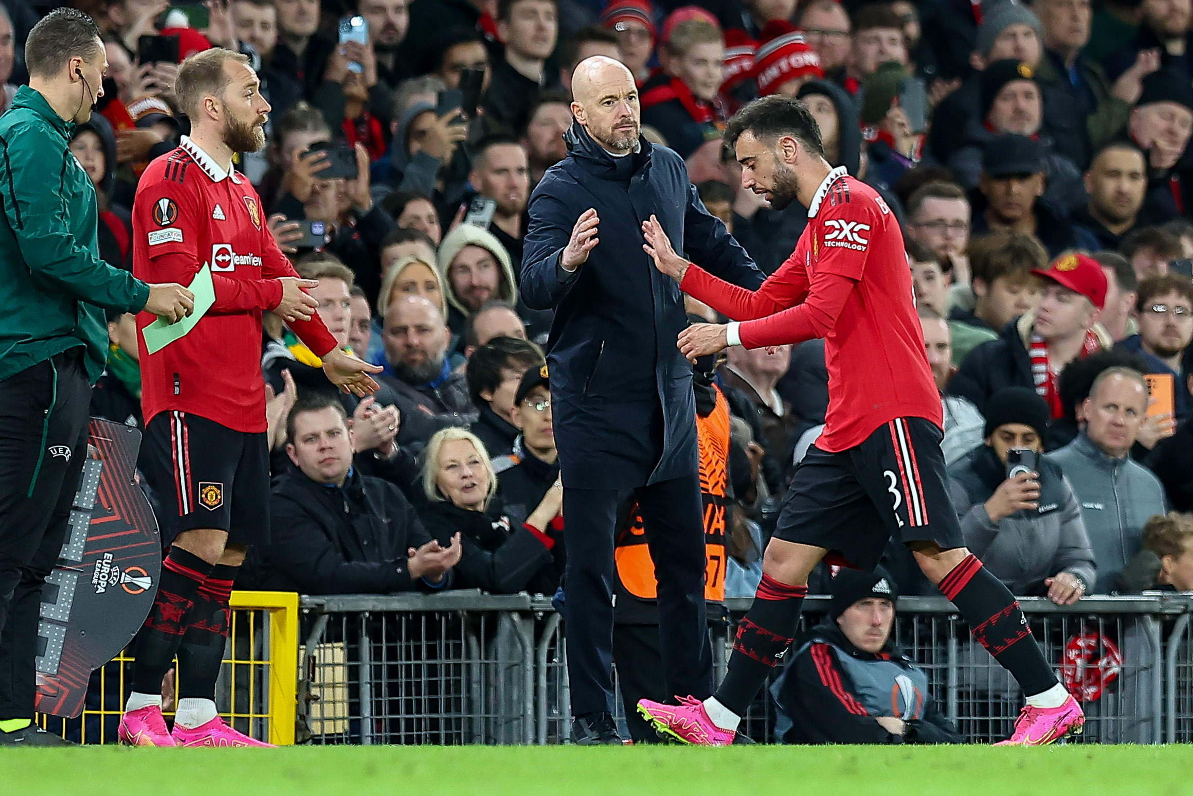 Ten Hag est persuad&eacute; que ses joueurs ont de bonnes chances d'aller se qualifier &agrave; S&eacute;ville (Icon Sport)