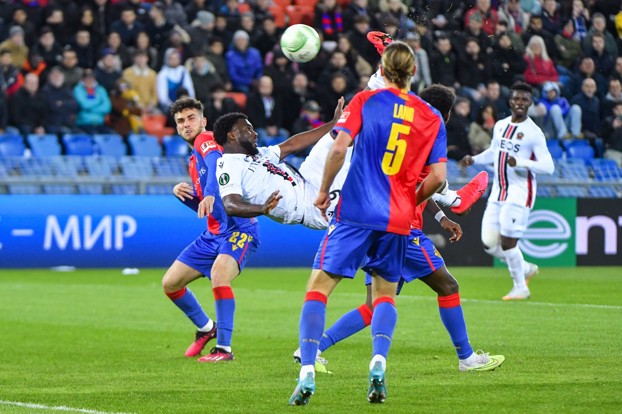 Auteur d'un but fantastique au match aller, Terem Moffi avait été salué par son entraîneur, Didier Digard. (Icon Sport) Auteur d'un but fantastique au match aller, Terem Moffi avait été salué par son entraîneur, Didier Digard. (Icon Sport)