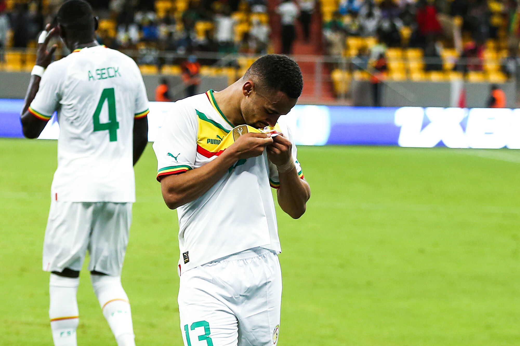 Iliman Ndiaye avec le S&eacute;n&eacute;gal (Icon Sport)