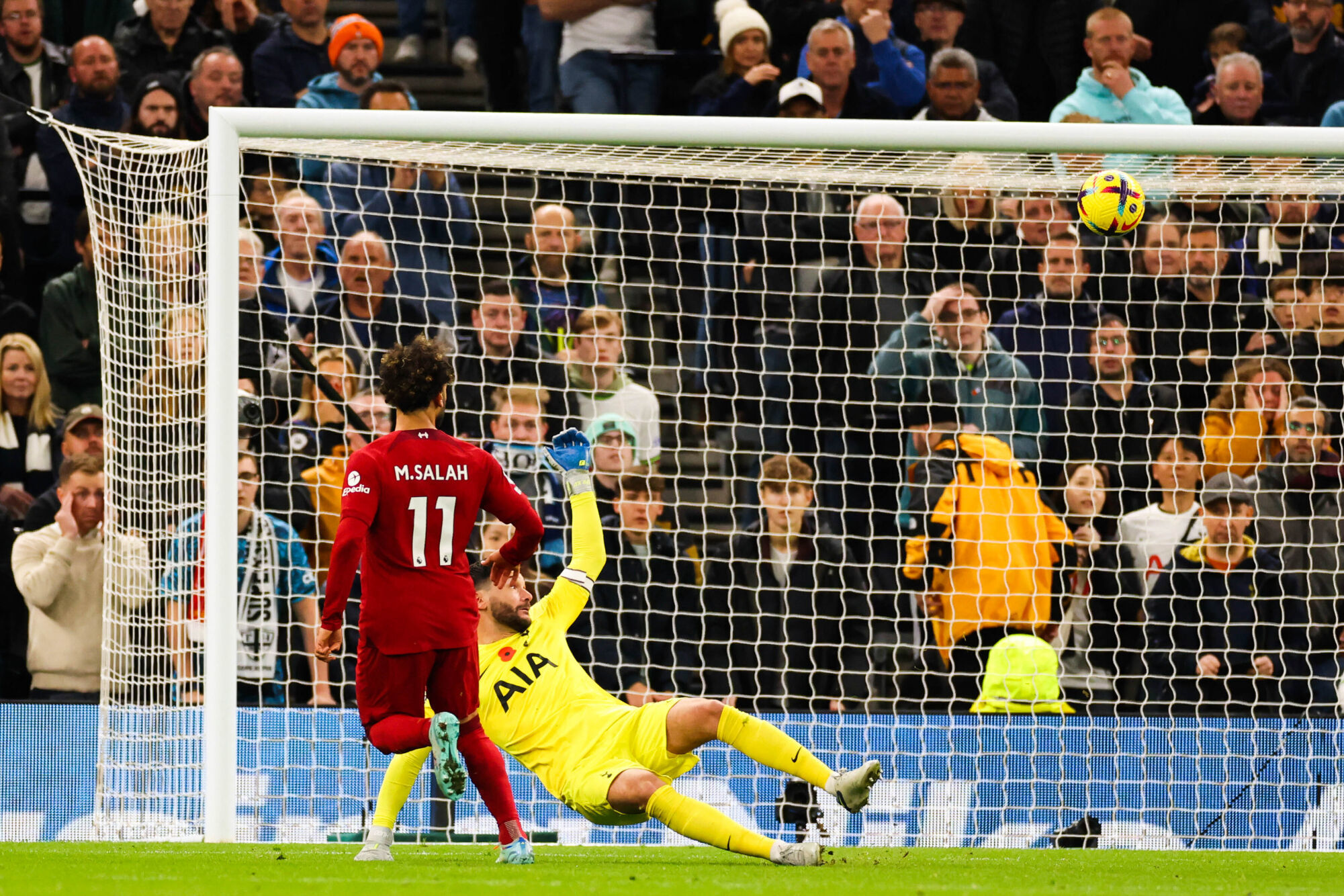 En battant Hugo Lloris par deux fois, Mohamed Salah avait offert la victoire &agrave; Liverpool le 6 novembre dernier. (Icon Sport)