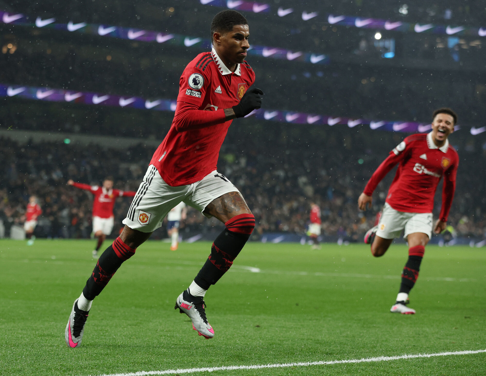 Marcus Rashford, attaquant de Manchester United, auteur du deuxi&egrave;me but du match. (IconSport)