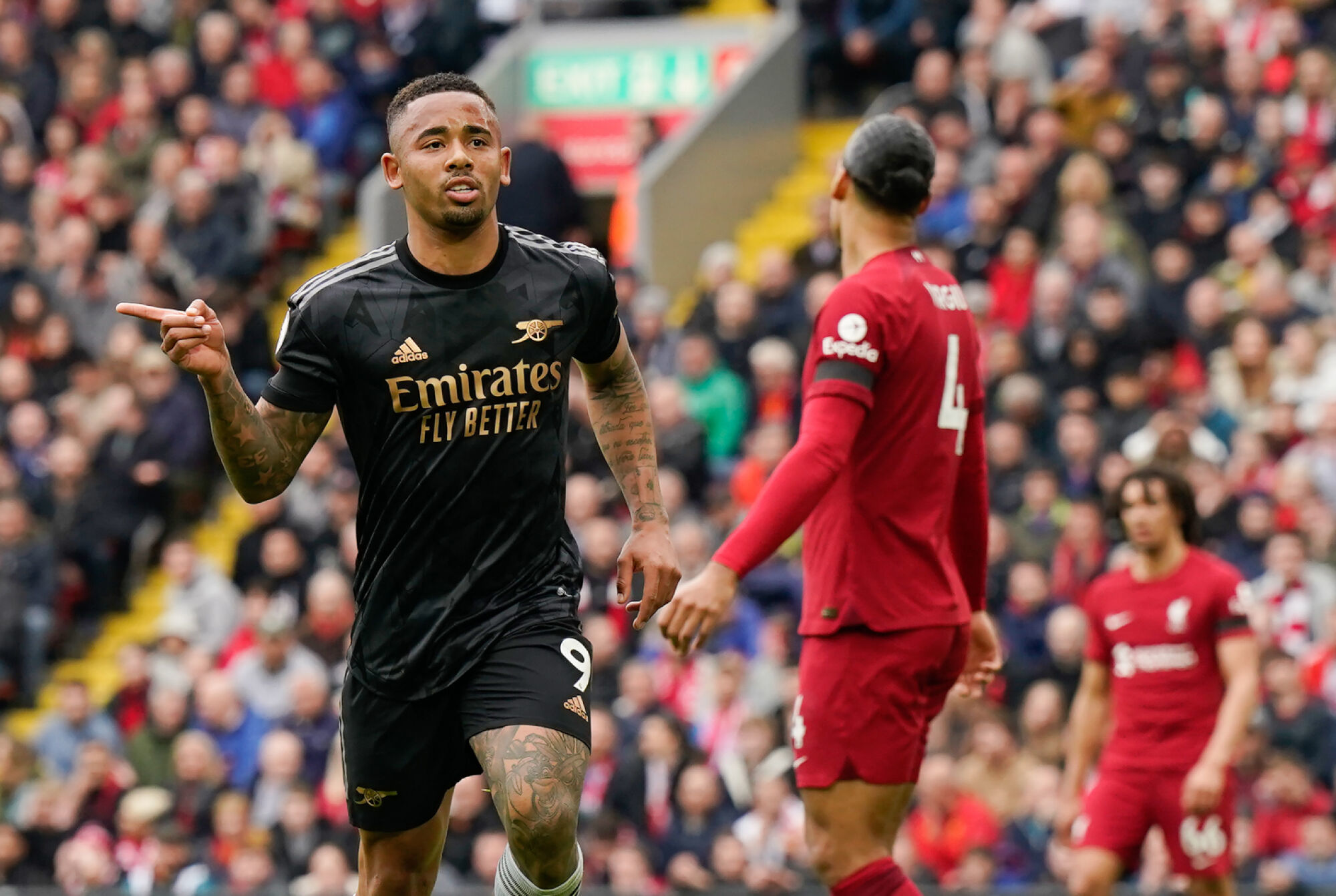 Gabriel Jesus, deuxi&egrave;me buteur d'Arsenal cet apr&egrave;s-midi. (IconSport)
