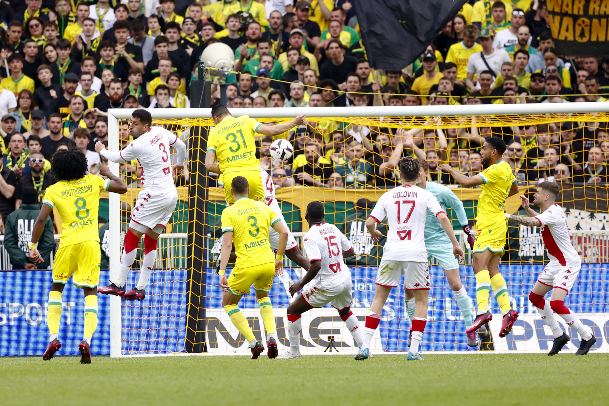 Le but de Mostafa Mohamed lors de Nantes - Monaco (Icon Sport) Le but de Mostafa Mohamed lors de Nantes - Monaco (Icon Sport)