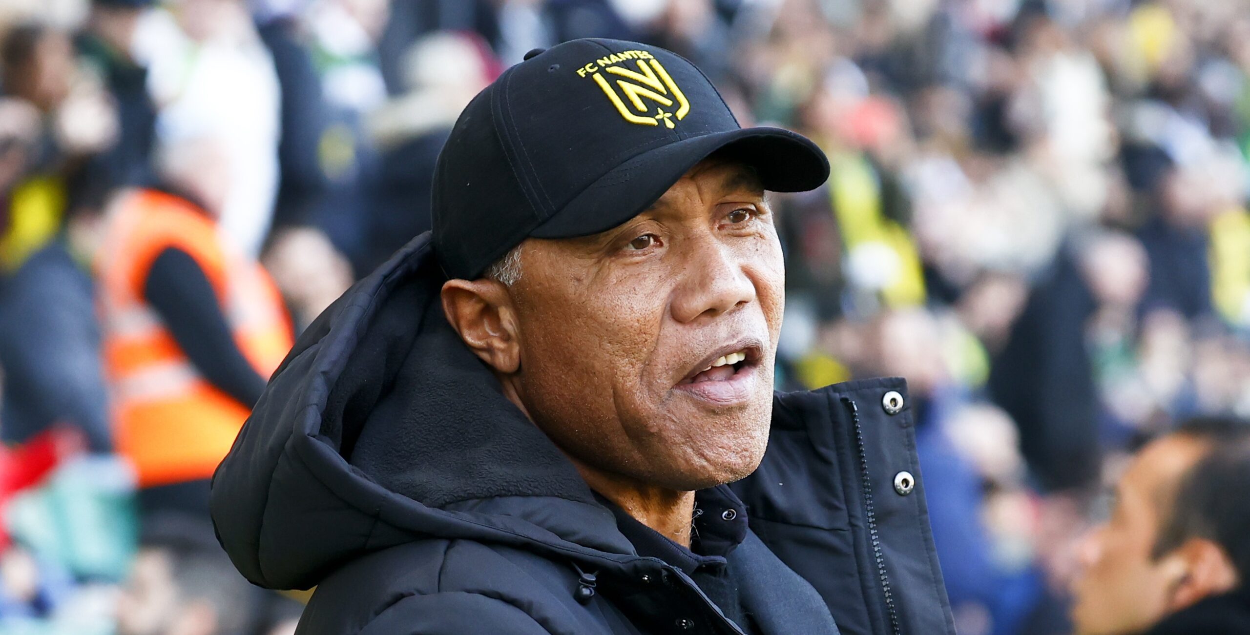 Antoine Kombouar&eacute;, entraineur du FC Nantes. (Icon Sport)