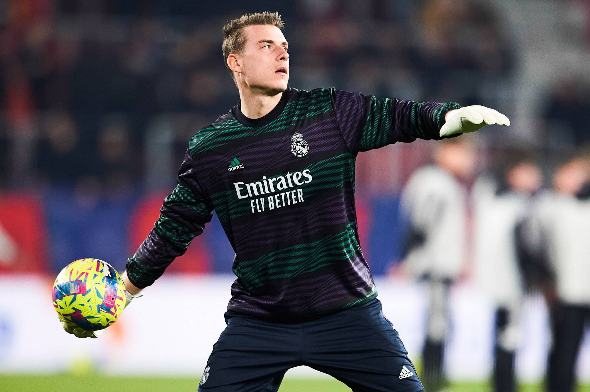 Andriy Lunin, l'actuel gardien de but rempla&ccedil;ant du Real Madrid (Icon Sport)